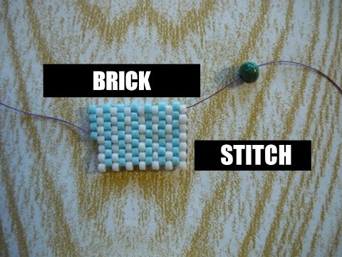Ścieg koralikowy Brick Stitch [TUTORIAL] | Qrkoko.pl