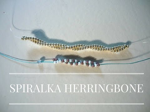 Spiral Twisted Herringbone Stitch [TUTORIAL] | Qrkoko.pl