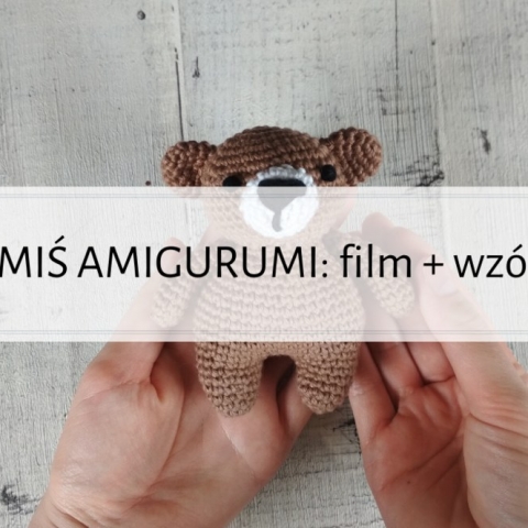 Qrkoko.pl - PROSTY MIŚ AMIGURUMI - wzór + tutorial video